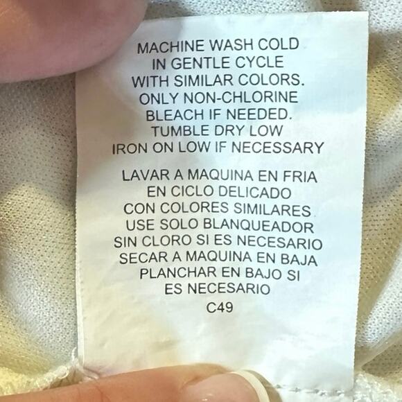 Lily Rose Women's Sleeveless Navy White Tunic Dress Large Geometric - Picture 6 of 6